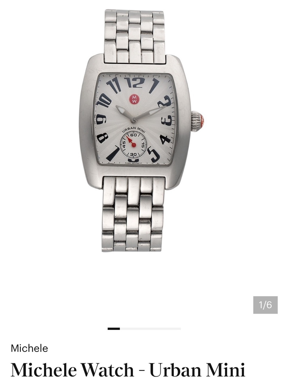 MICHELE MINI URBAN WATCH. MODEL #71-270